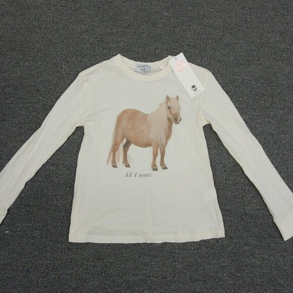 Wildfox Other - Wildfox want a pony longsleeve tee